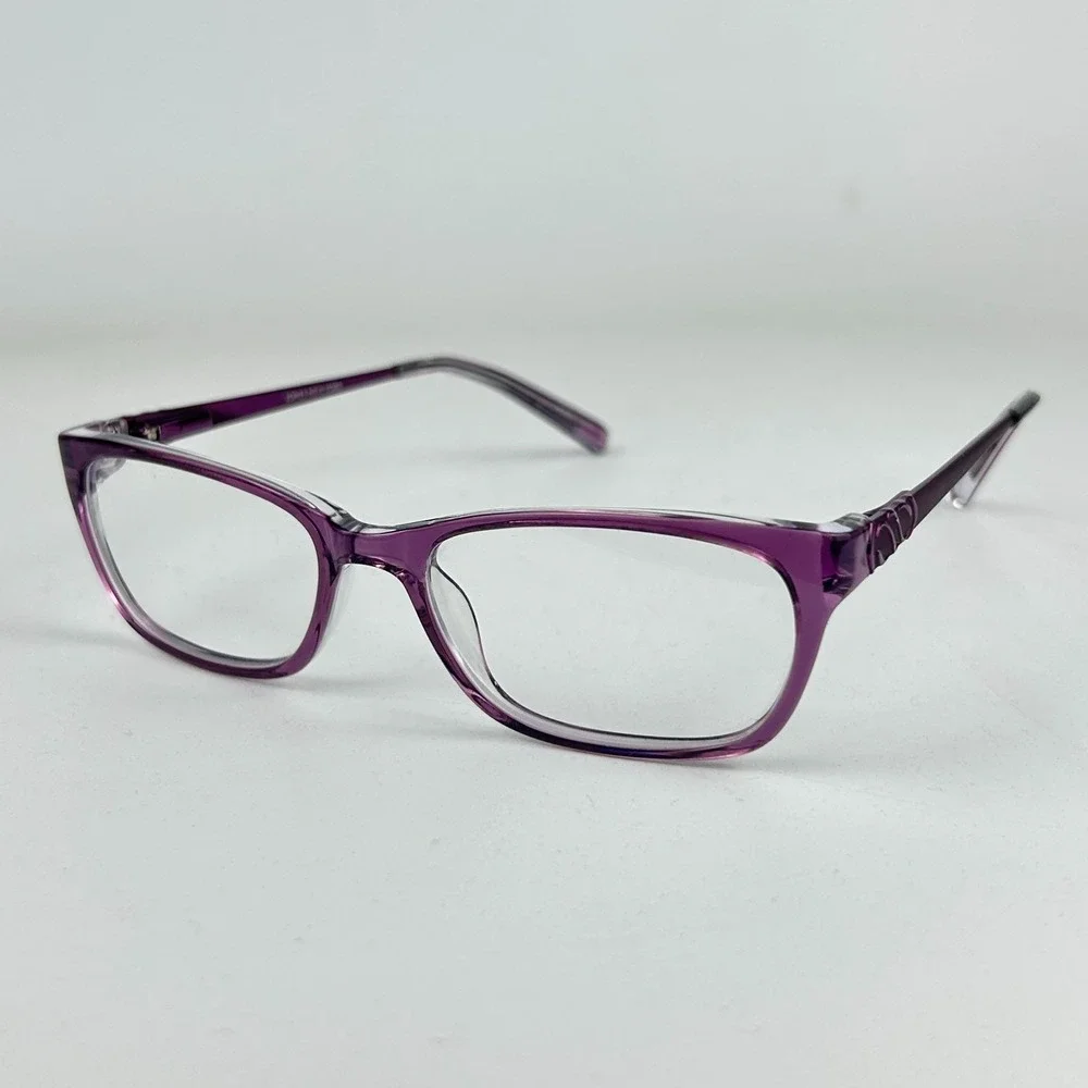 Jones New York J941 Women's Eyeglasses Frame Purple Plastic Full Rim 50-16-135mm